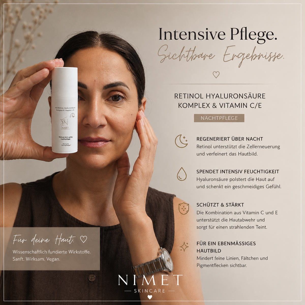 Retinol Nachtcreme Anti-Aging