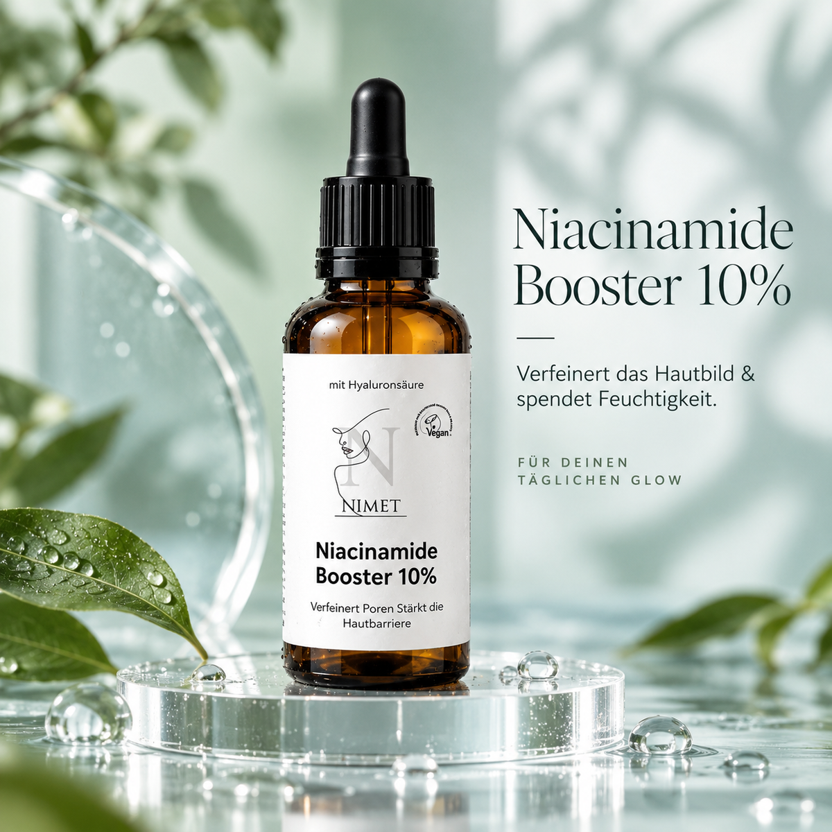 Niacinamid Serum 10 % mit Hyaluronsäure